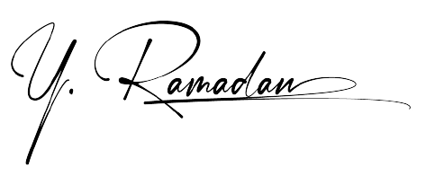Unterschrift von Yunes Ramadan